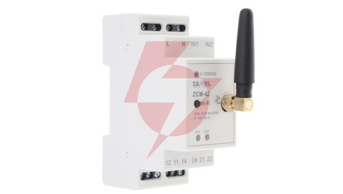 Programator czasowy WiFi 2xNO/NC 16A (inrush 111A/20ms) 230V AC ZCM-42 EXT10000265