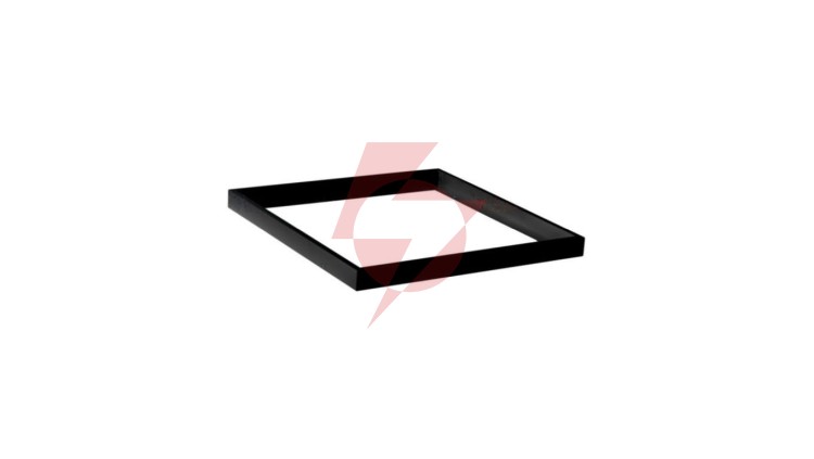 Rama montażowa do panelu LED 600x600x44 zatrzaskowa aluminium czarna EC79574
