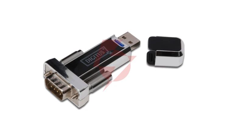 Konwerter/Adapter USB 1.1 do RS232 (DB9) z przedłużaczem USB A M/Ż 80cm DA-70155-1