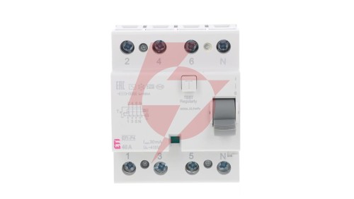 Wyłącznik różnicowoprądowy 4P 40A 0,03A typ AC EFI-P4 AC 40/0.03 002061612