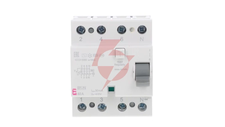 Wyłącznik różnicowoprądowy 4P 40A 0,03A typ AC EFI-P4 AC 40/0.03 002061612