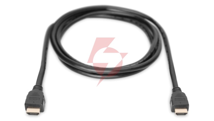 Kabel połączeniowy HDMI Ultra HighSpeed z Ethernetem 8K 60Hz UHD Typ HDMI A/HDMI A M/M czarny 5m AK-330124-050-S