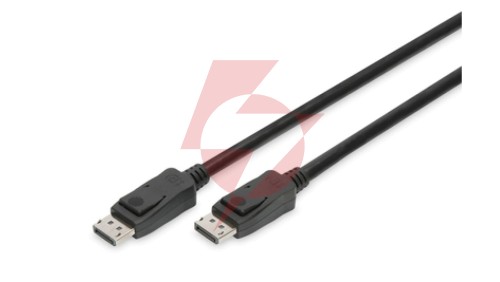 Kabel połączeniowy DisplayPort 8K 30Hz UHD Typ DP/DP M/M czarny 5m AK-340106-050-S