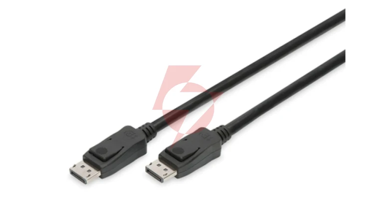 Kabel połączeniowy DisplayPort 8K 30Hz UHD Typ DP/DP M/M czarny 5m AK-340106-050-S