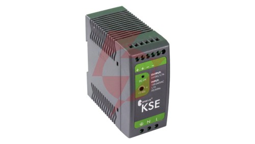Zasilacz impulsowy KSE 04012P 230/ 12VDC 3,3A 40W na szynę DIN, Uzas: 85-264VACVAC, Ta70, 18912-9990