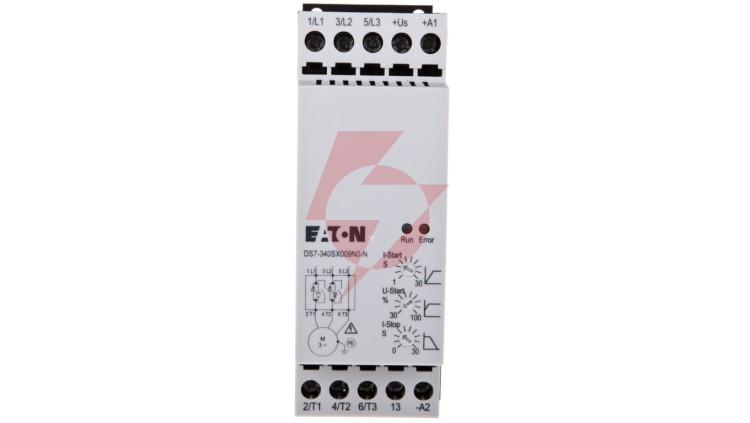 Softstart 3-fazowy 400VAC 9A 4kW/400V Uc=24V AC/DC DS7-340SX009N0-N 134910
