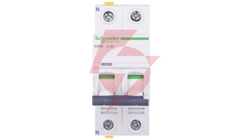 Wyłącznik nadprądowy 1P+N C 2A 6kA AC iC60N-C2-1N Acti9 A9F04602