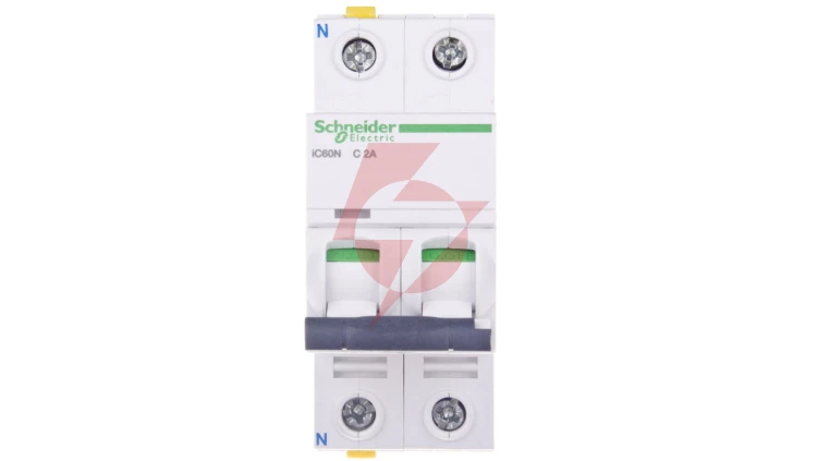 Wyłącznik nadprądowy 1P+N C 2A 6kA AC iC60N-C2-1N Acti9 A9F04602
