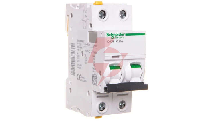 Wyłącznik nadprądowy 2P C 13A 6kA AC iC60N-C13-2 Acti9 A9F04213