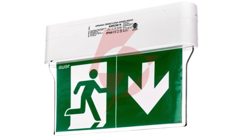 Oprawa awaryjna ARROW N LED 1W 3h jednozadaniowa AT + PU31 PU41 biała ARN/1W/E/3/SE/AT/WH