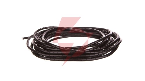 Wąż osłonowy spiralny 10/8,2mm czarny SP9BK /10m/