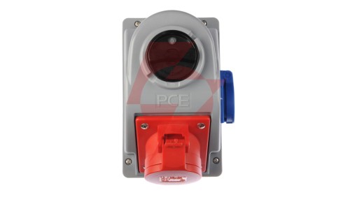 Gniazdo stałe z wyłącznikiem 0-1 16A 5P 400V + 2P+Z 230V IP44 COMBO-POL 96061541W