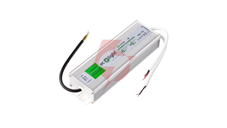 Zasilacz LED hermetyczny IP67 200W 12V 16,6A 224 x 65 x 40 mm EC79766
