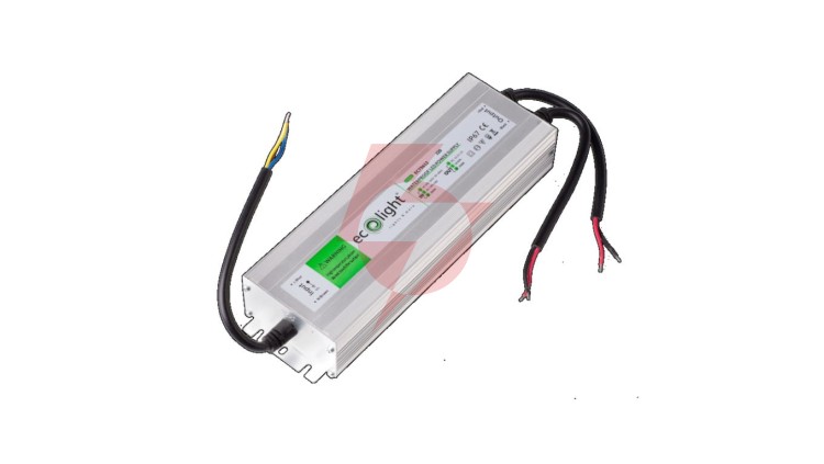Zasilacz LED hermetyczny IP67 250W 12V 20,83A 245 x 76 x 40 mm EC79612