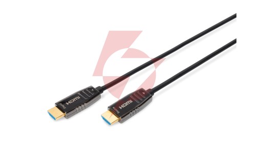 Kabel połączeniowy hybrydowy AOC HDMI 2.1 Ultra High Speed 8K 60Hz UHD HDMI A-HDMI A M-M czarny 15m AK-330126-150-S