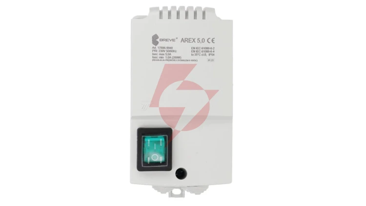 Regulator prędkości obrotowej 1-fazowy AREX 5 105-230V 5A /sterowanie zdalne 0-10V DC 17886-9948