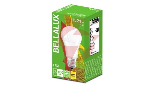 Żarówka LED BELLALUX A 100 E27 13W 1521lm 2700K 827 FR non-dim 4058075484955