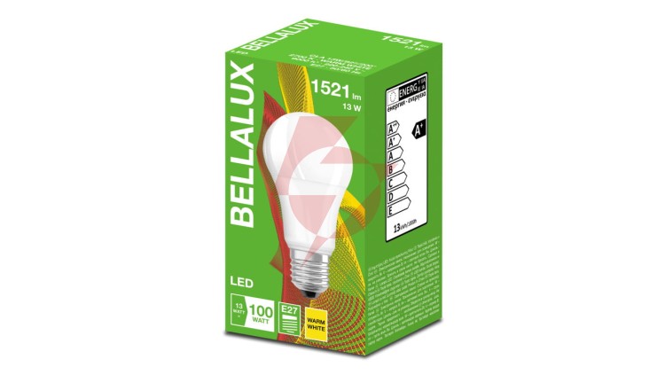 Żarówka LED BELLALUX A 100 E27 13W 1521lm 2700K 827 FR non-dim 4058075484955