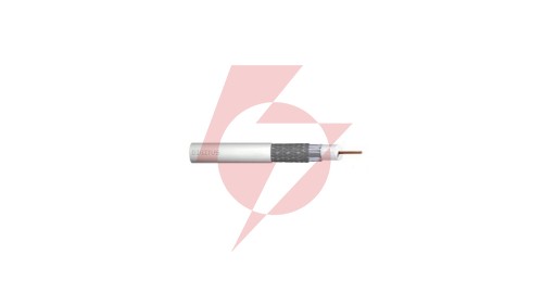 Przewód koncentryczny RG6 75 Ohm PN-EN 50117-2-4 Klasa A biały PVC /500m/ DK-RG-5