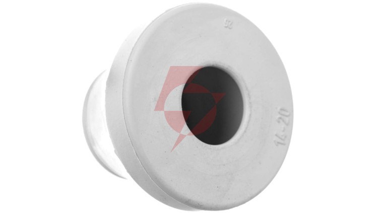 Przepust gumowy 14/20mm IP67 biały PDE 21 E03DK-05010203501 /25szt./