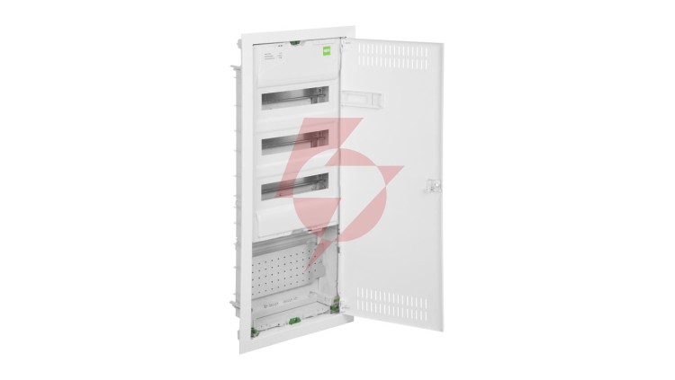 Rozdzielnica modułowa MSF TWIN RP 3x12 (PE+N) + 1x12 podtynkowa multimedialna IK05 IP30 2015-03