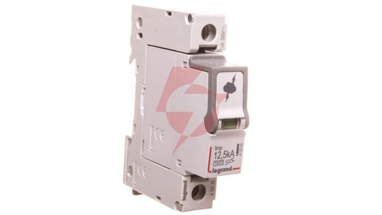 Ogranicznik przepięć Typ T1+T2 1P 12,5kA 320V AC 1,5kV ON 300 TT, TN (TNC, TNS) 412270