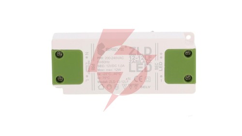 Zasilacz LED 12V DC 12W ZLD 12-12LF 1,0A 19712-9027