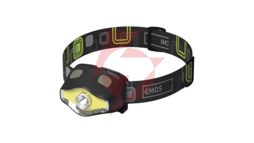 Latarka czołowa LED COB 3W + LED 3W 220 lm 100m 3× AAA P3536