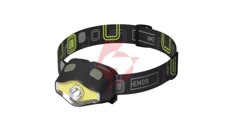 Latarka czołowa LED COB 3W + LED 3W 220 lm 100m 3× AAA P3536