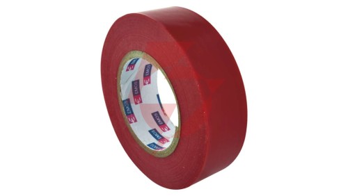 Taśma izolacyjna PVC 19mm / 20m czerwona F61923