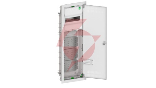 Rozdzielnica modułowa MSF TWIN RP 1x12 (N+PE) + 3x12 podtynkowa multimedialna IK05 IP30 2015-01