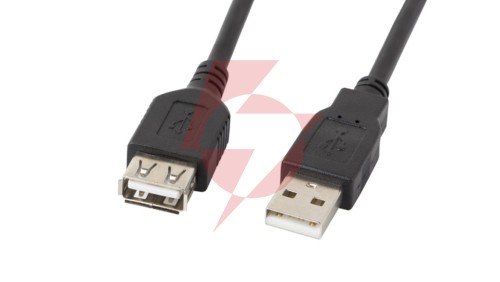 Przedłużacz USB 2.0 High Speed 5m LANBERG CA-USBE-10CC-0050-BK