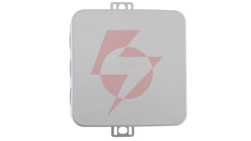 Puszka n/t hermetyczna pusta 85x85x38mm IP54 z dławicą zintegrowaną szara N6 83006002
