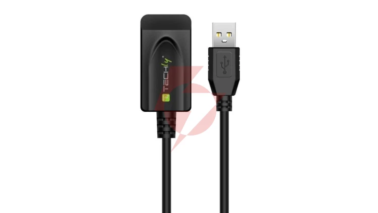 Kabel Przedłużacz Aktywny USB 2.0 A-A M/F 20m Czarny