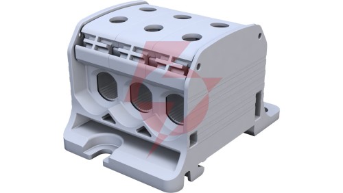 Złączka szynowa gwintowa Al/Cu STB 50-3 (87360) SIMBLOCK szary 81003002