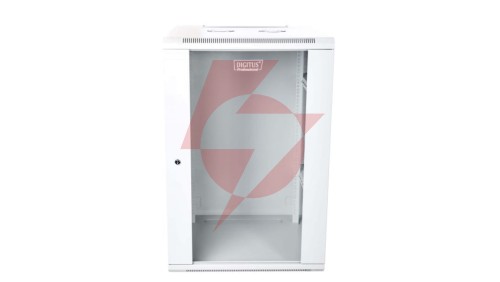 Szafa krosowa wisząca niedzielona 19 cali 18U 600x901x600 szara DN-W19 18U/600