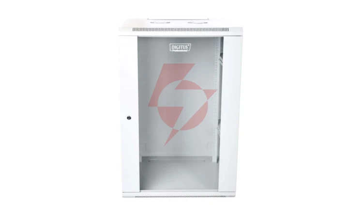 Szafa krosowa wisząca niedzielona 19 cali 18U 600x901x600 szara DN-W19 18U/600