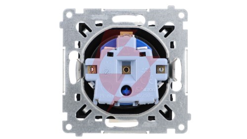 Simon 54 Gniazdo DATA z kluczem uprawniającym (moduł) 16A 250V zaciski śrubowe czarny mat DGD1.01/49