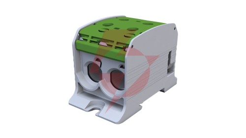 Złączka szynowa gwintowa Al/Cu STB 95-2 (87520) SIMBLOCK zielony 81102005