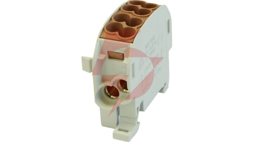 Blok rozdzielczy - odgałęźny Al/Cu SCB 25 (80110) SIMBLOCK brązowy 81501015