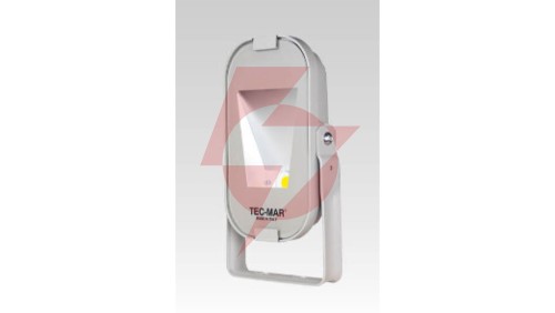Naświetlacz LED LORDINO 40W 5111lm 130lm/W (zam.100W) 4000K RA80 MOD.AR (SILVER) IP66 7 lat gwarancji Made in EU