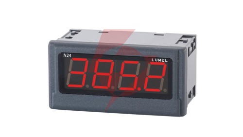 Miernik cyfrowy do oczytu pomiaru z Pt100 -50-150C zasilanie 230V AC atestem KJ N24 T110100M1