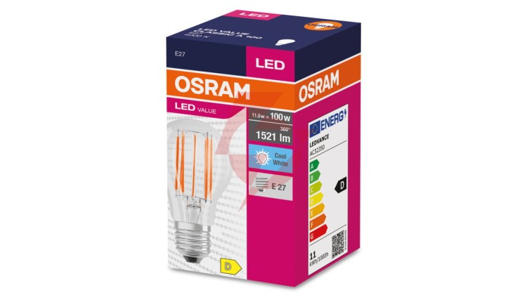 Żarówka LED VALUE CLASSIC A 100 E27 11W 1521lm 4000K 840 FIL non-dim 4058075439597