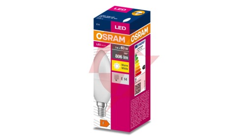 Żarówka LED VALUE CLASSIC B 60 E14 7,5W 806lm 3000K 830 FR non-dim 4058075628625