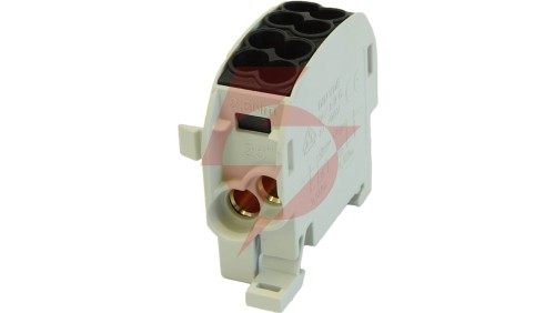 Blok rozdzielczy - odgałęźny Al/Cu SCB 25 (80110) SIMBLOCK czarny 81501007