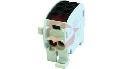 Blok rozdzielczy - odgałęźny Al/Cu SCB 35 (80210) SIMBLOCK czarny 81502007