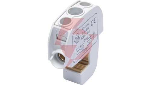 Zacisk izolowany szynowy SBB 16 (86105) SIMBLOCK szary 81550002