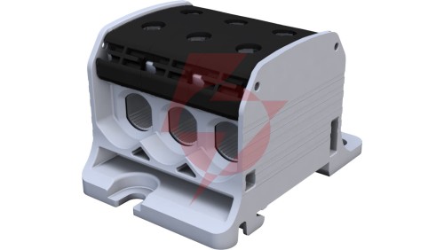 Złączka szynowa gwintowa Al/Cu STB 50-3 (87360) SIMBLOCK czarny 81003007