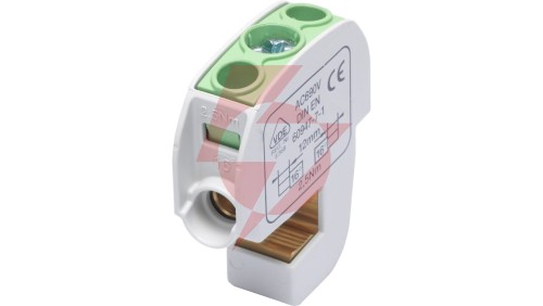 Zacisk izolowany szynowy SBB 16 (86105) SIMBLOCK zielony 81550005