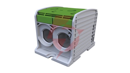 Złączka szynowa gwintowa Al/Cu STB 300-2 (87920) SIMBLOCK zielony 81302005